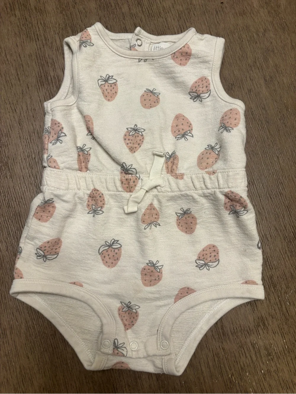 NWOT Little Planet by Carter's Organic Baby Girls' Knit Bubble Romper 18m